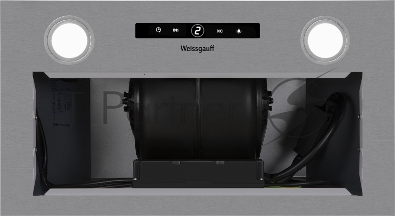 Вытяжка встраиваемая Weissgauff BOX 1200 IX нержавеющая сталь управление: сенсорное (1 мотор)