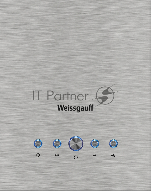 Вытяжка каминная Weissgauff IRIDA IX нержавеющая сталь управление: кнопочное (1 мотор)