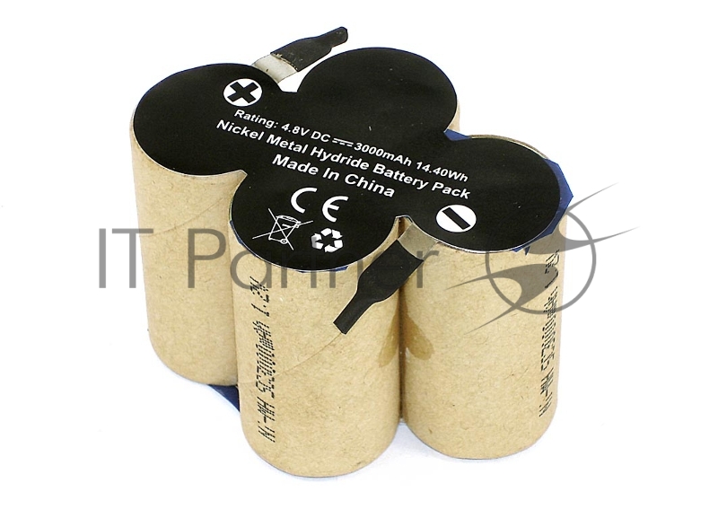 Аккумулятор для швабры Karcher K55 (4KR-1500SC/V). Ni-MH, 3000mAh, 4.8V