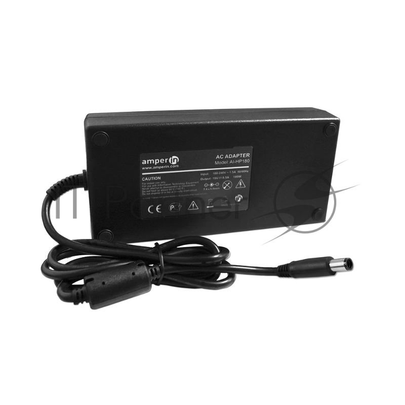 Блок питания (сетевой адаптер) Amperin AI-HP180 для ноутбуков HP 19V 9.5A 180W 7.4*5.0