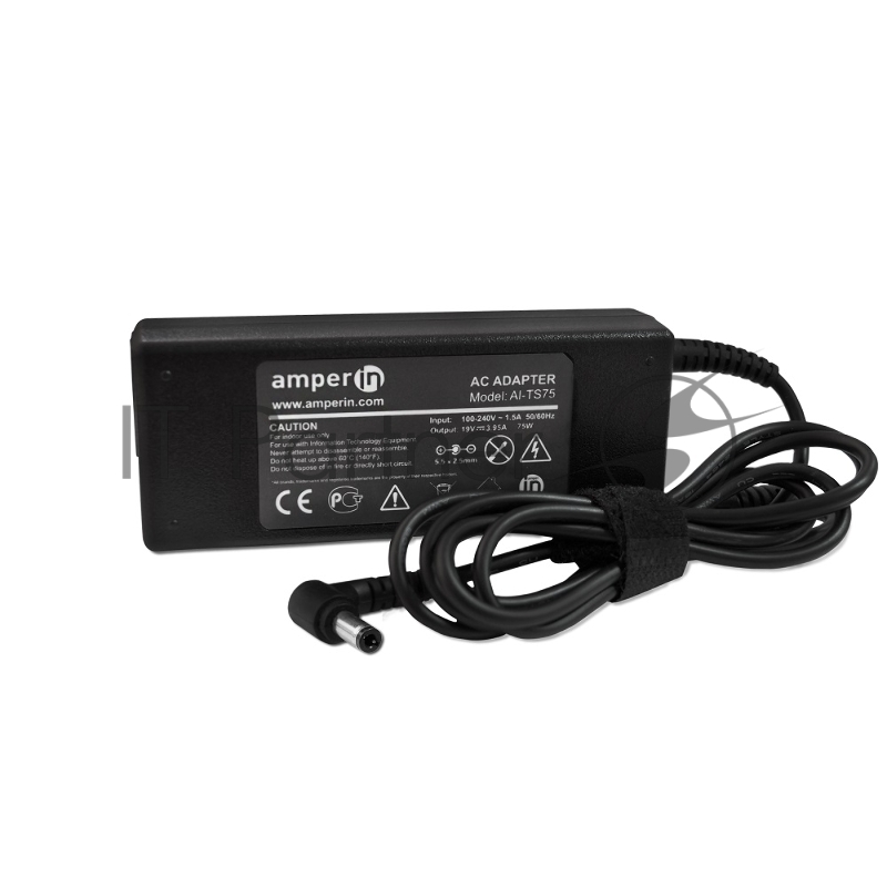 Блок питания (сетевой адаптер) Amperin AI-TS75 для ноутбуков Toshiba 19V 3.95A 5.5x2.5