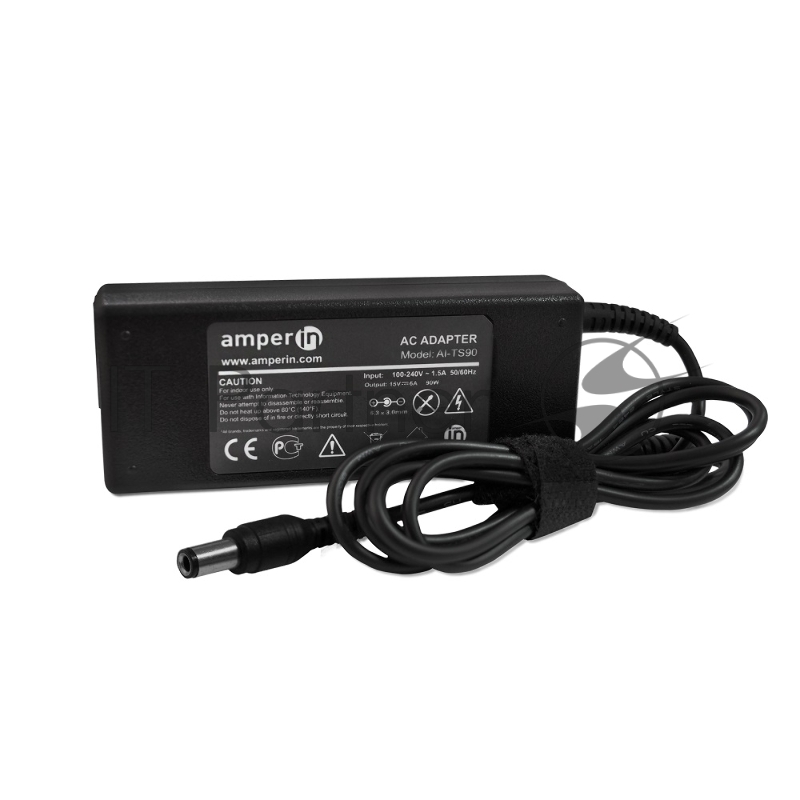 Блок питания (сетевой адаптер) Amperin AI-TS90 для ноутбуков Toshiba 15V 6A 6.3x3.0