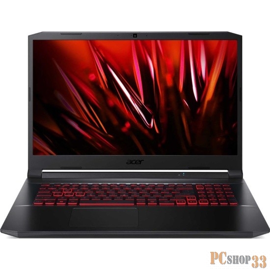 Ноутбук Acer Nitro 5 AN517-55-75EB 17.3(1920x1080)/Intel Core i7 12700H(2.3Ghz)/16384Mb/512SSDG GeForce RTX3070Ti(8192Mb)/Cam/BT/WiFi/ 1y/3kg/Black/noOS