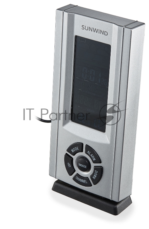 Погодная станция SunWind SW-WSH143-COLOR серебристый