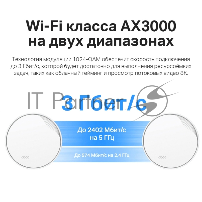 Система Mesh PoE AX3000 Whole Home Mesh Wi-Fi 6 System with PoE
