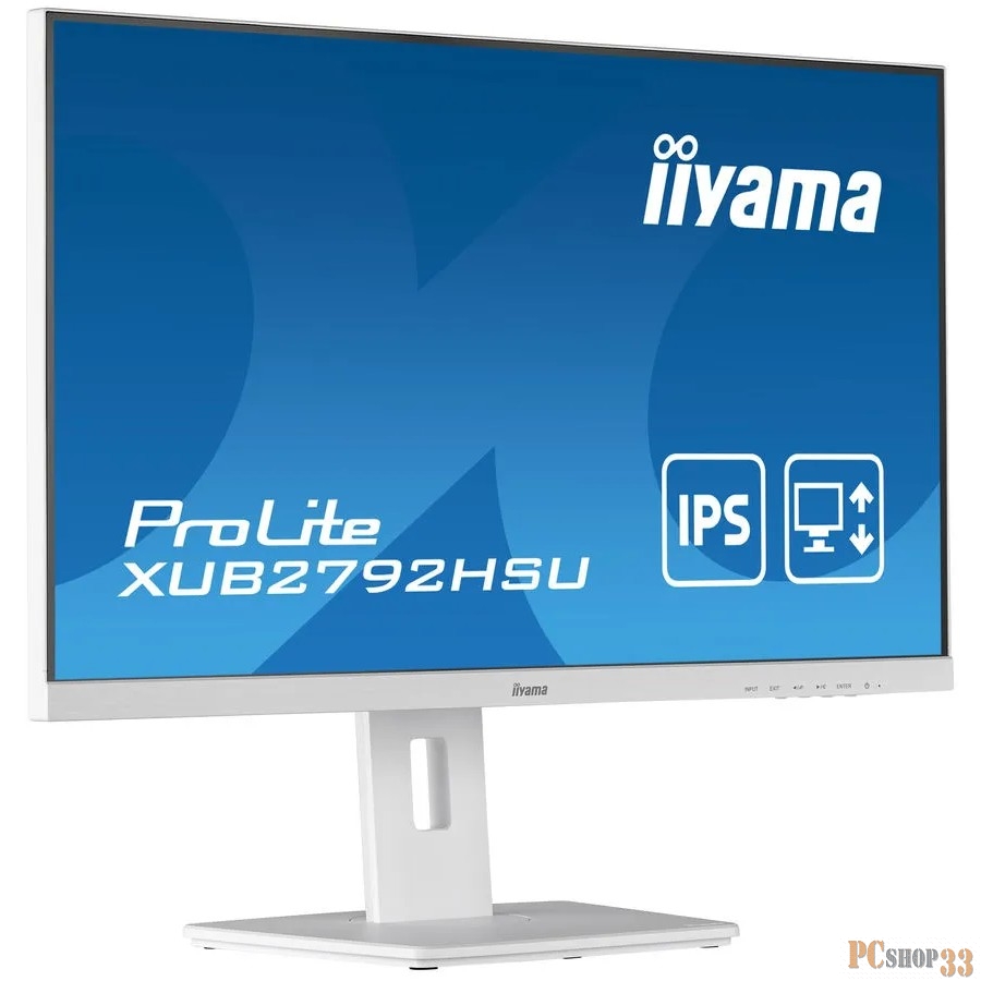 Монитор LCD 27 16:9 1920х1080(FHD) IPS, nonGLARE, 75 Гц, 250cd/m2, H178°/V178°, 1000:1, 80M:1, 16.7M, 4ms, VGA, HDMI, DP, white