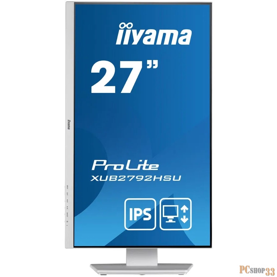 Монитор LCD 27 16:9 1920х1080(FHD) IPS, nonGLARE, 75 Гц, 250cd/m2, H178°/V178°, 1000:1, 80M:1, 16.7M, 4ms, VGA, HDMI, DP, white