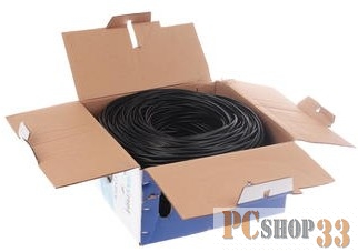 Кабель SkyNet Premium FTP indoor 4x2x0,51, медный, FLUKE TEST, кат.5e, однож., 305 м, box, серый