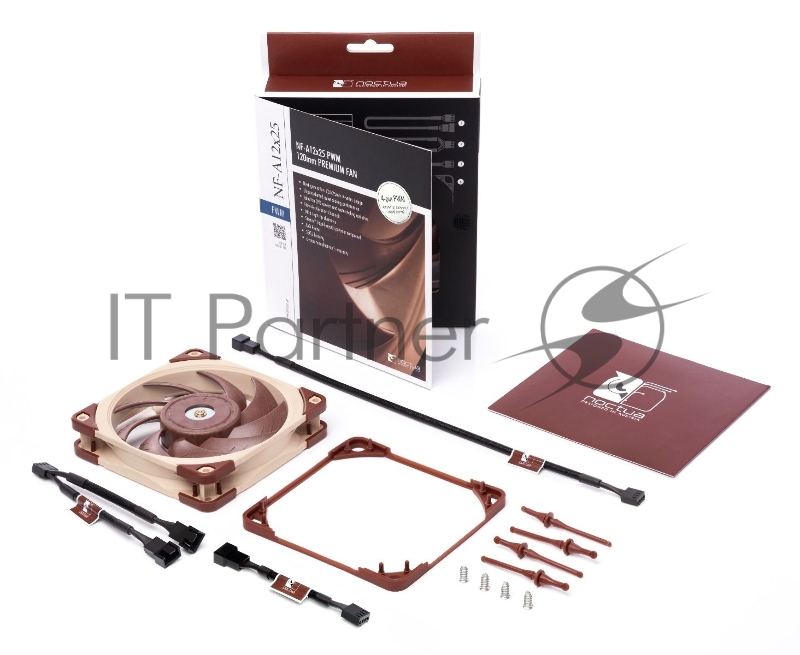 Кулер для корпуса 1 Ватт/ Noctua Case 120 (120x120x25, 1700-2000 об/мин, 22.6dBA, 4pin PWM)