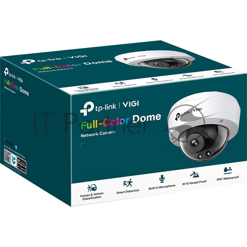 Купольная камера 4 Мп с цветным ночным видением/ 4MP Full-Color Dome Network Camera