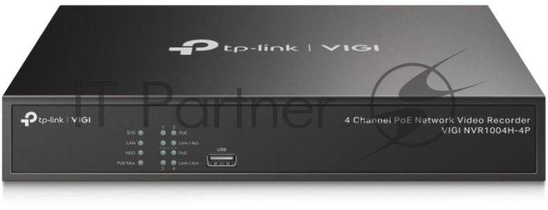 Сетевой видеорегистратор 4 Channel PoE Network Video Recorder