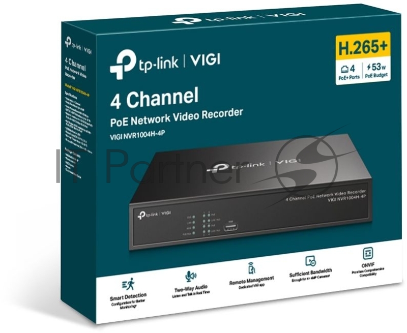 Сетевой видеорегистратор 4 Channel PoE Network Video Recorder