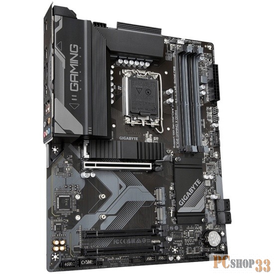 Материнская плата GIGABYTE B760 GAMING X, LGA1700, B760, 4*DDR5, DP+HDMI, 4 SATA 6 Гб/с, M2, Audio, Gb LAN, USB 3.2, USB 2.0, Type-C, COM*1 port, ATX