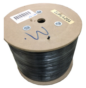 Кабель FTP Cat.5e, solid,CCA alloy, wooden reel, PE+PVC compound jacket, outdoor (305м)