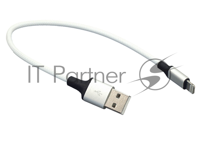 Кабель для зарядки Apple Lightning 8Pin (Короткий), 25cm. Белый