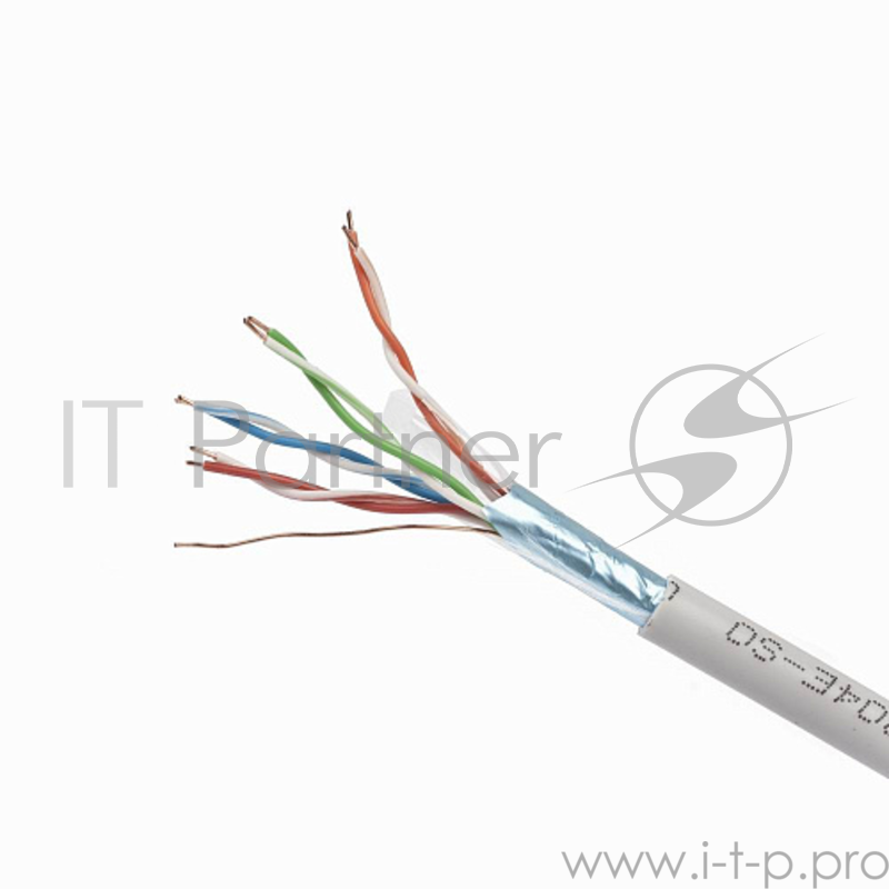Кабель FTP Cablexpert FPC-5004E-SO кат.5e медь однож. экран, 305м pullbox, серый