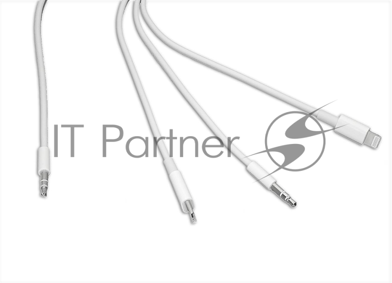 Аудио Адаптер MH045 Type-C / Lightning / DC 3,5mm - 3,5mm (белый)