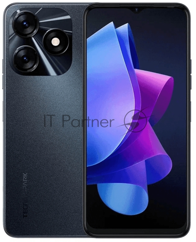Смартфон Tecno CKI5q SPARK 10 128+8 Meta Black, 6.56 20:9 1612 x 720,42,3 ГГц+ 41,8 ГГц, 8 Core, 8GB RAM, 128GB, up to 1TB flash, 50 Мп + AI/8Мп,2 Sim,2G,3G,LTE, BTv5.0, WiFi 802.11 a/b/g/n/ac,NFC,GPS/AGPS,GLONAS 5000mAh, Andr