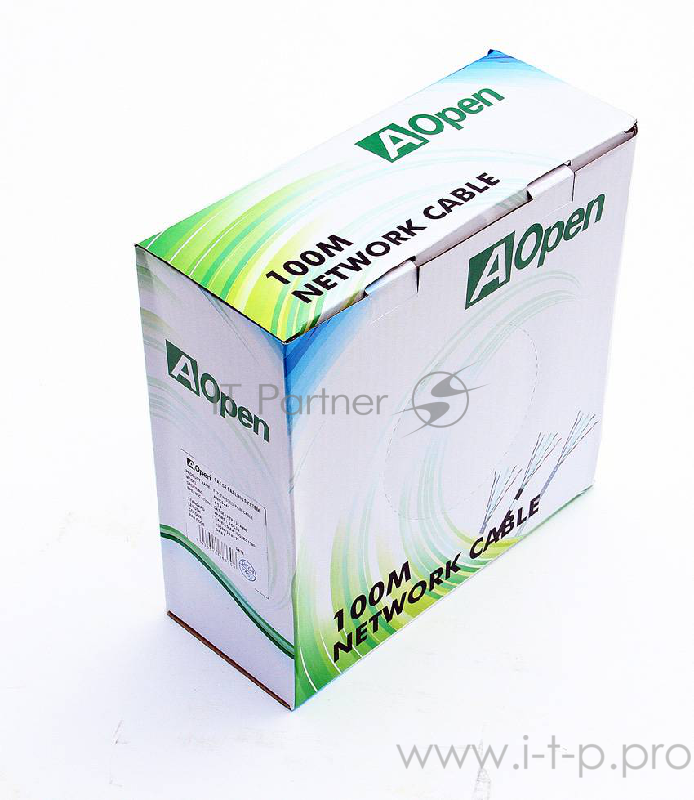 Кабель Aopen/Qust FTP 4 пары кат.5е (бухта 100м) p/n: ANC5241
