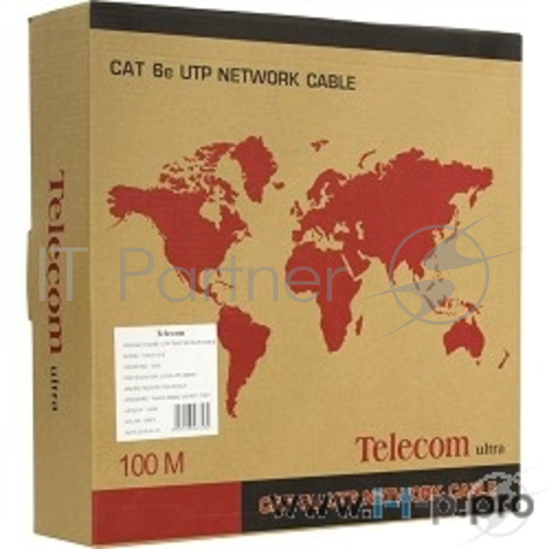 Кабель Telecom Ultra UTP 4 пары кат.6 (бухта 100м) p/n: (TU634157)