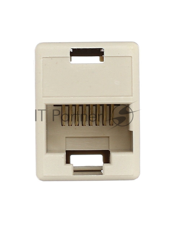 Проходной адаптер RJ-45, категория 5e (8P8C), 2 розетки RJ-45, Aopen, 10 шт в упаковке (ACT251)