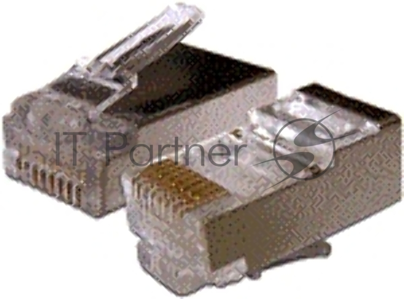 Коннектор TWT (TWT-PL45/S-8P8C-6) RJ45 STP 8P8C. Универсальный. кат.6. 100 шт.