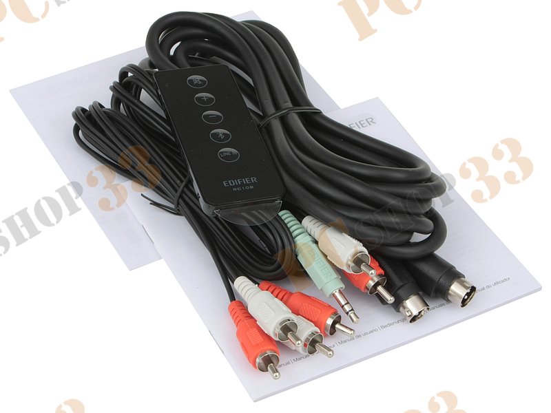 Акустическая система стерео Edifier Studio R1700BT, 2x33Вт, черный (Bluetooth)