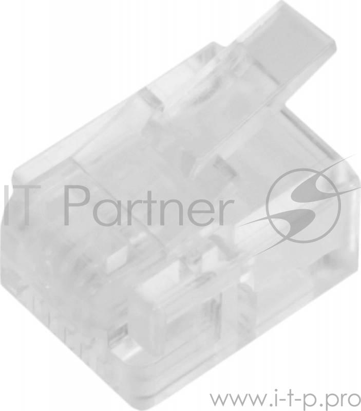 Коннектор Lanmaster TWT-PL12-6P4C/100 (упак.:100шт) 100м