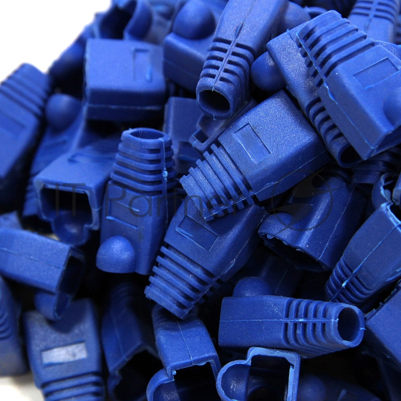 Колпачок пластиковый для вилки RJ-45, синий VCOM (VNA2204-B) 100шт