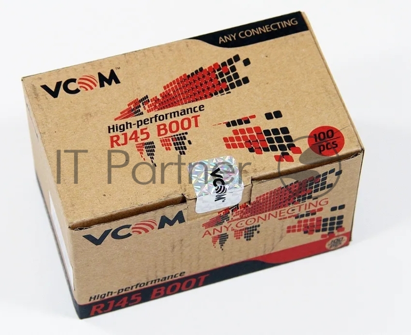 Колпачок пластиковый для вилки RJ-45, зеленый VCOM VNA2204-GR100шт