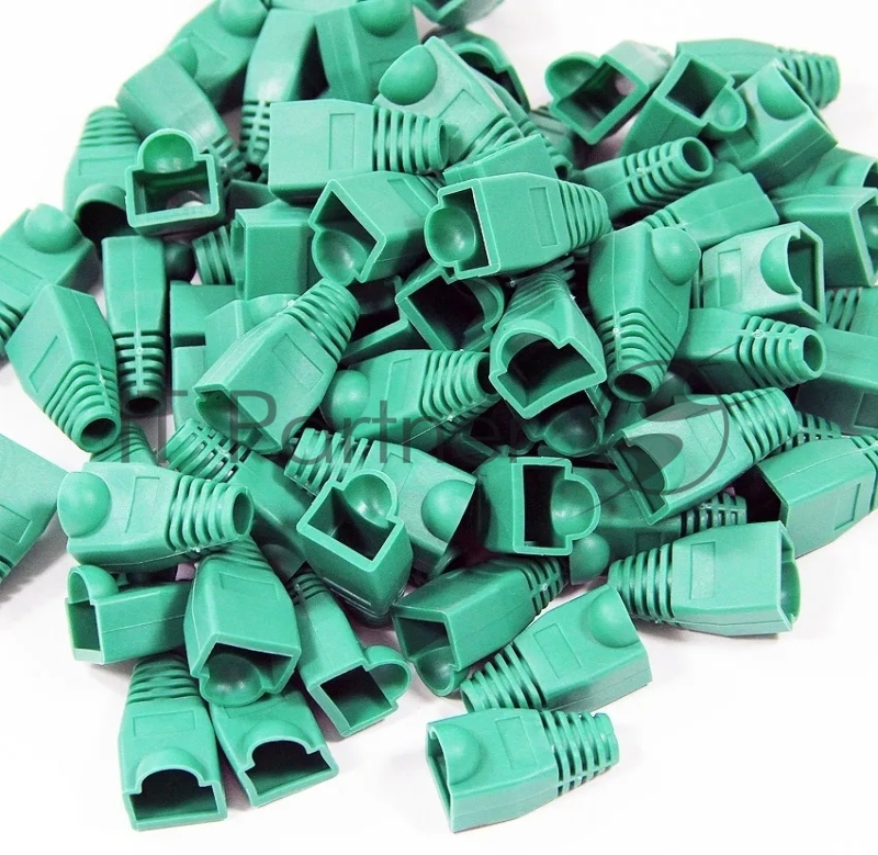 Колпачок пластиковый для вилки RJ-45, зеленый VCOM VNA2204-GR100шт