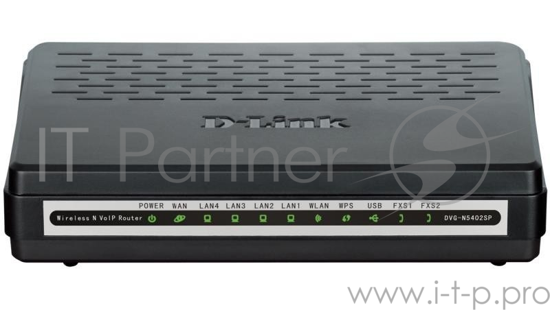 Wi-Fi Маршрутизатор D-Link DVG-N5402SP/2S1U/C1B Беспроводной маршрутизатор с поддержкой 3G, 2 FXS-портами