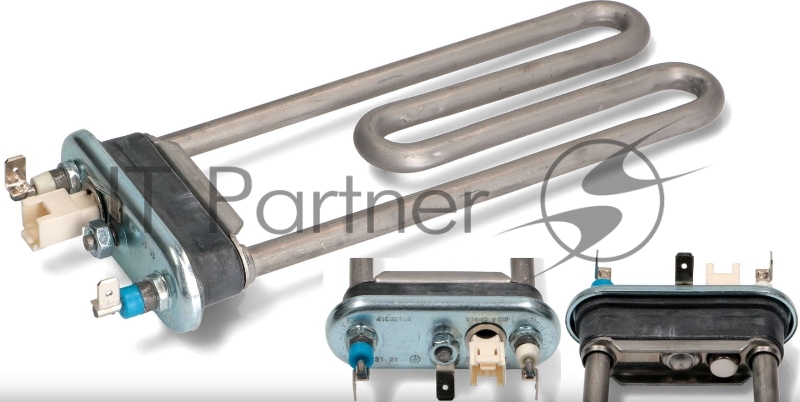 Нагреватель (ТЭН) для стиральной машины Candy, Hoover 1640W, L-180 с датчиком, Thermowatt 3406113