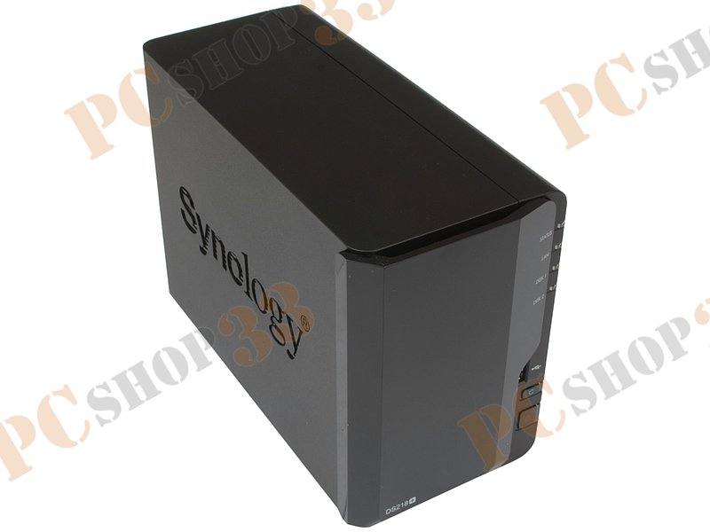 Сетевое хранилище данных (NAS) Synology DS218+ для 2x3.5/2.5 SATA HDD (LAN)