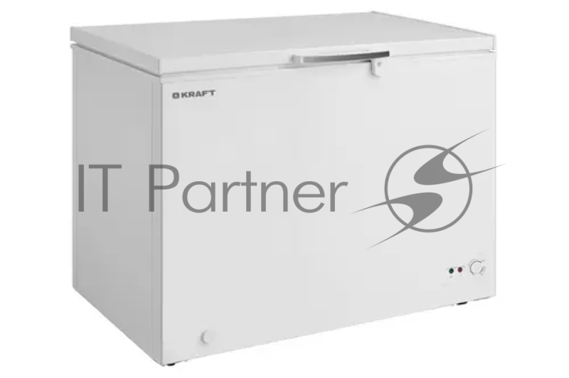 Морозильный ларь KRAFT BD(W)-340 QX без замка, врезная ручка