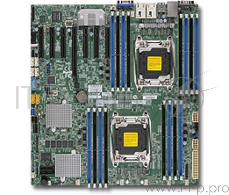 Материнская Плата SuperMicro MBD-X10DRH-C-O Soc-2011 iC612 eATX 16xDDR4 10xSATA3 SATA RAID iI350 2хG
