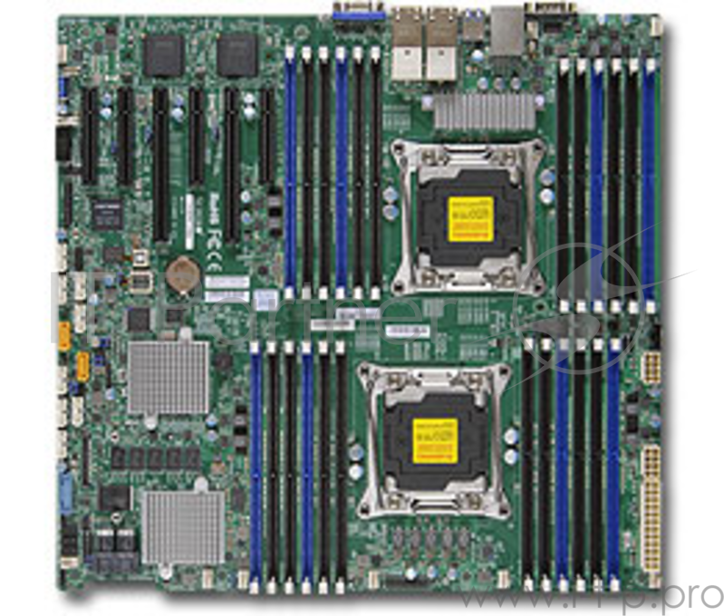 Материнская Плата SuperMicro MBD-X10DRC-LN4+-O Soc-2011 iC612 EEATX 24xDDR4 10xSATA3 SATA RAID iI350