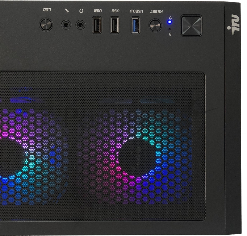 Компьютер IRU Home 520B5GP MT Ryzen 7 5700G/16Gb/SSD1Tb RGr/DOS/черный