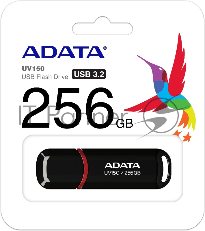 Флеш Диск A-Data 256Gb AUV150-256G-RBK USB3.0 черный