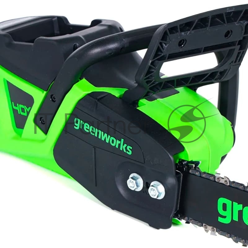 Цепная пила аккумуляторная GreenWorks GD40CS20Xk4, 40V, 40 см, 2000 Вт, бесщеточная, c 1хАКБ 4 Ач И ЗУ (2008807UB)