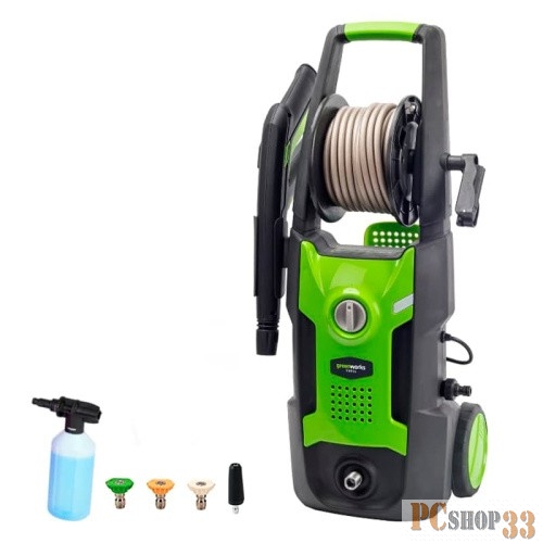 Мойка высокого давления GreenWorks GPWG4II 130 bar электрическая (5106507)