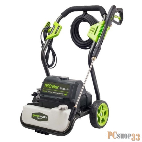 Мойка высокого давления GreenWorks GPWG8II 160 bar электрическая (5106807)