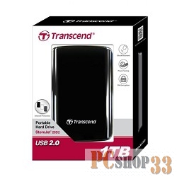 Внешний жесткий диск 1000ГБ 2.5 Transcend StoreJet 25D3 TS1TSJ25D3, черный (USB3.0)
