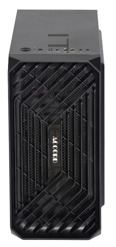 Корпус Accord ACC-265B черный без БП mATX 1x80mm 1x92mm 2x120mm 2xUSB2.0 1xUSB3.0 audio
