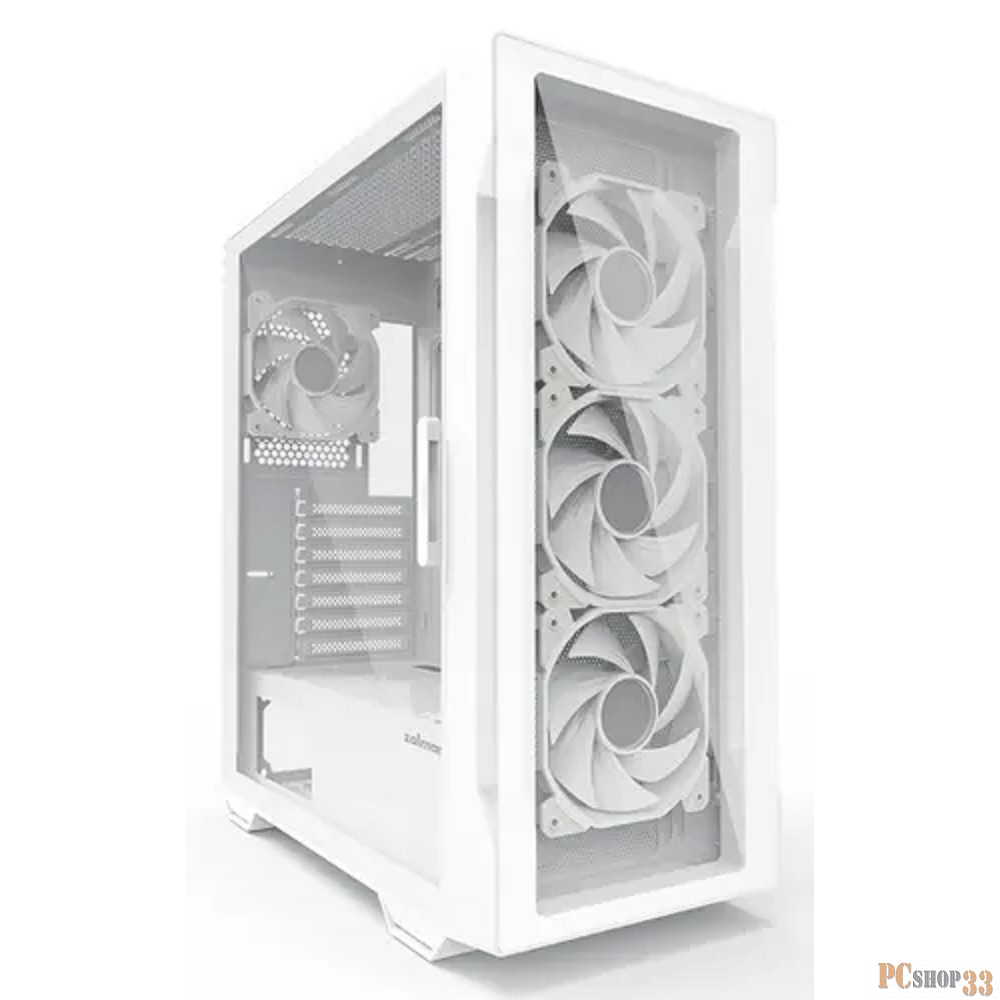Корпус MidiTower Zalman I3 NEO TG White (ATX, front mesh, TG window, USB2.0 x1, USB3.0x2, 4x120mm RGB fan, без БП) (I3 NEO TG White)