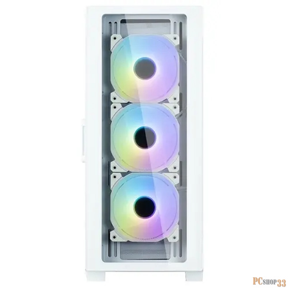 Корпус MidiTower Zalman I3 NEO TG White (ATX, front mesh, TG window, USB2.0 x1, USB3.0x2, 4x120mm RGB fan, без БП) (I3 NEO TG White)