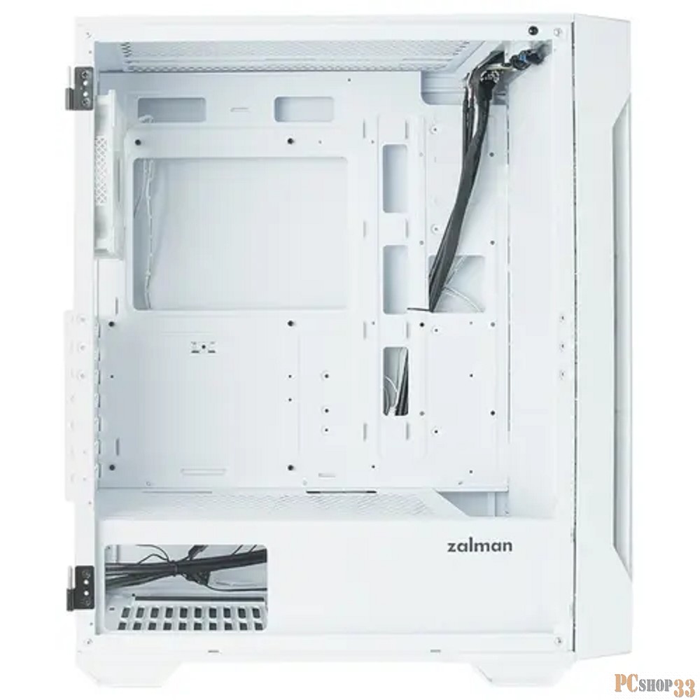 Корпус MidiTower Zalman I3 NEO TG White (ATX, front mesh, TG window, USB2.0 x1, USB3.0x2, 4x120mm RGB fan, без БП) (I3 NEO TG White)