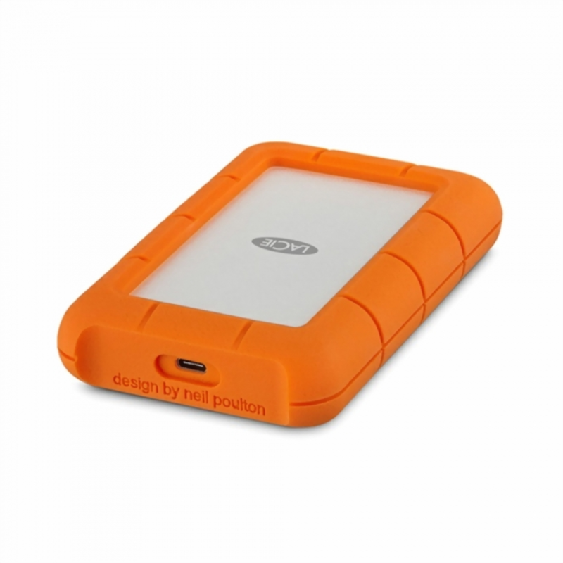 Внешний жесткий диск 1000ГБ 2.5 LaCie Rugged Mini, оранжевый (USB3.0)