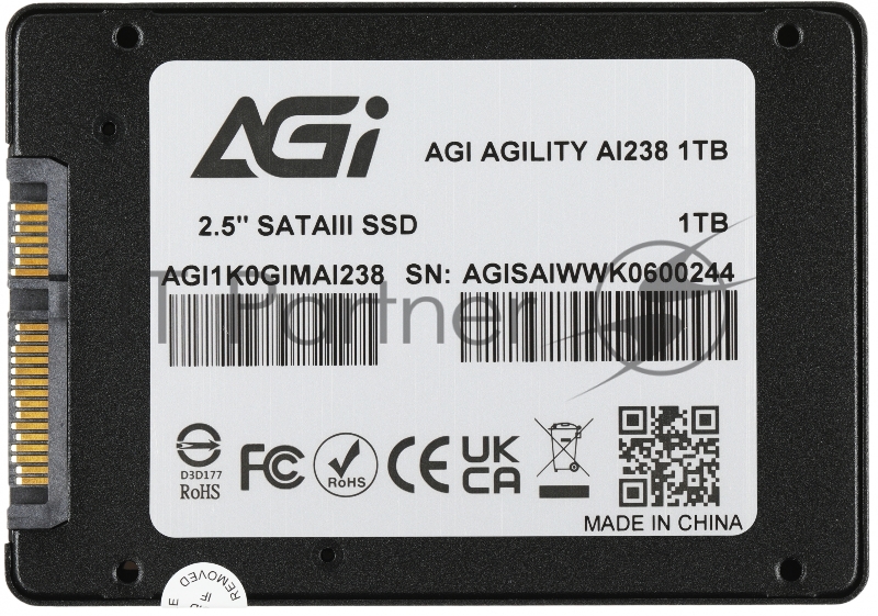 Накопитель SSD AGi SATA III 1Tb AGI1K0GIMAI238 AI238 2.5