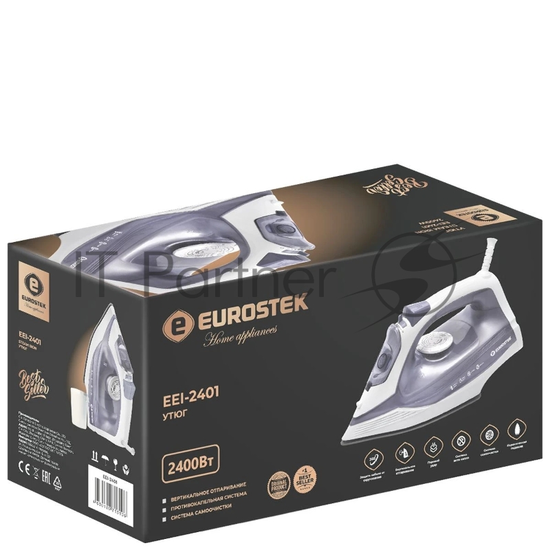 Утюг EUROSTEK EEI-2401, 2400 Вт